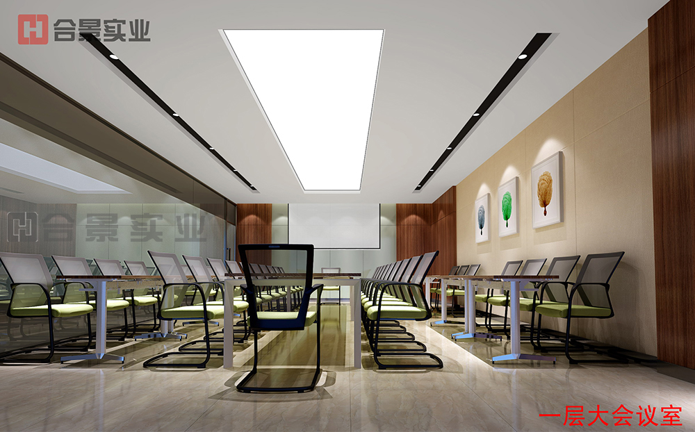 簽約廣東創能公司辦公室裝修綜合工程