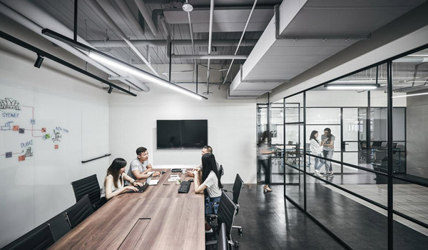 工業風格辦公空間