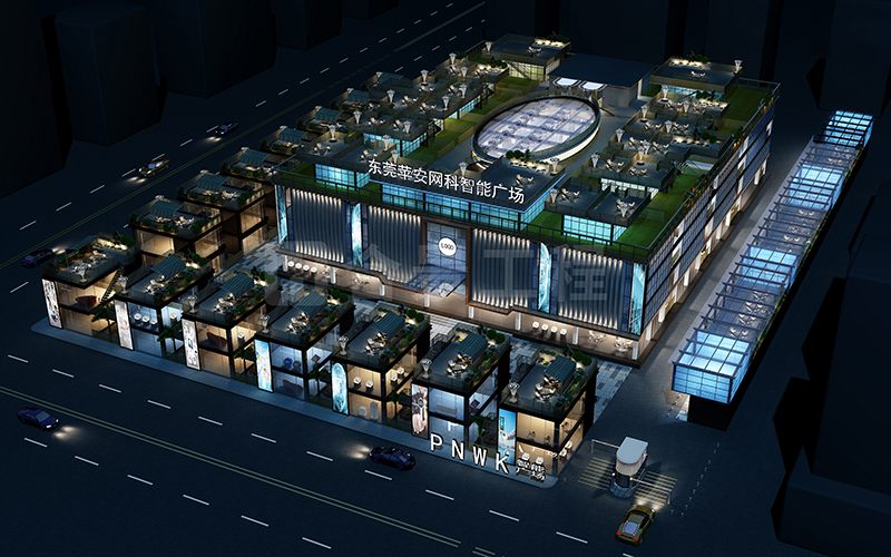 東莞長安蘋安網科智能廣場裝修效果圖