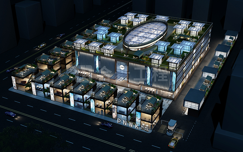 東莞長安蘋安網科智能廣場裝修效果圖