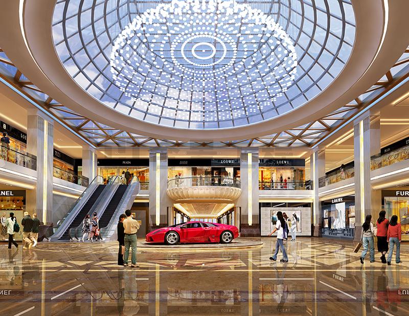 西平鳳凰時尚城裝修效果圖