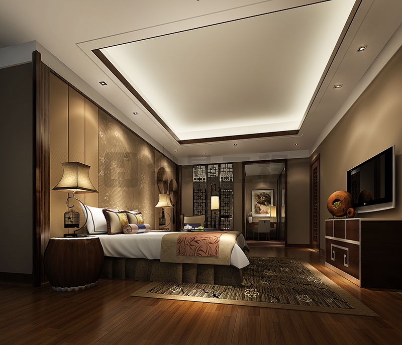 碧水藍天樣板房裝修效果圖