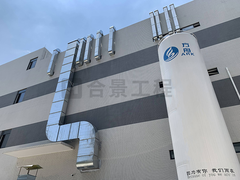 東莞盈灃科技有限公司工程緊鑼密鼓施工中，為迎接竣工全力奮戰！