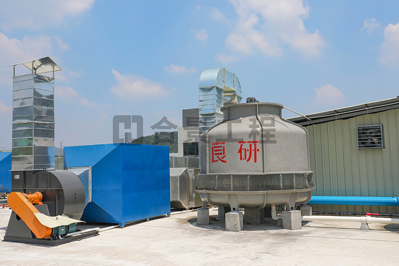 東莞盈灃科技有限公司工程緊鑼密鼓施工中，為迎接竣工全力奮戰！